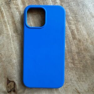 Miracase Bright Blue Silicone iPhone 13 Pro Max Case